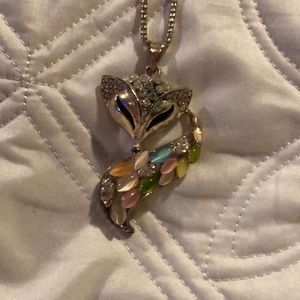 Betsey Johnson Fox Multicolored necklace